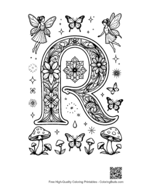 Thumbnail: Free Letter A-Z Coloring Sheet Printable