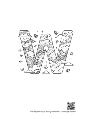 Thumbnail: Letter A-Z for Kids Printable
