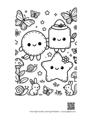 Thumbnail: Free Circle Square Star Printable