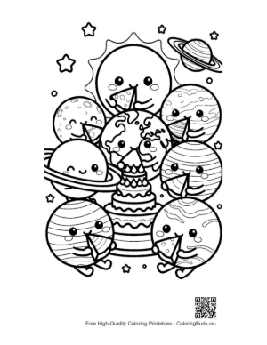 Thumbnail: Planets for Kids Printable