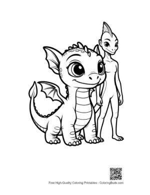 Thumbnail: Cute Baby Dragon with Playful Dragon Pal