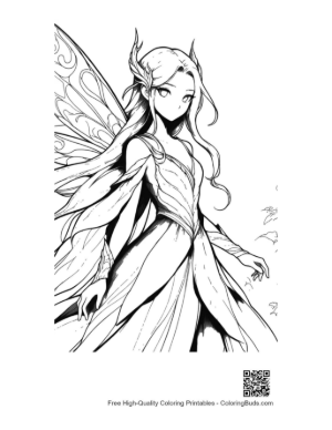 Thumbnail: Elegant Garden Fairy in Flowing Gown