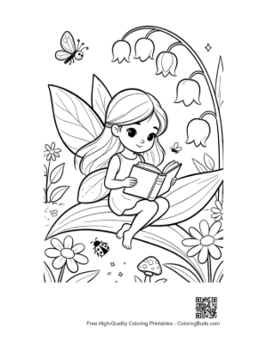 Thumbnail: Free Garden Fairy Printable