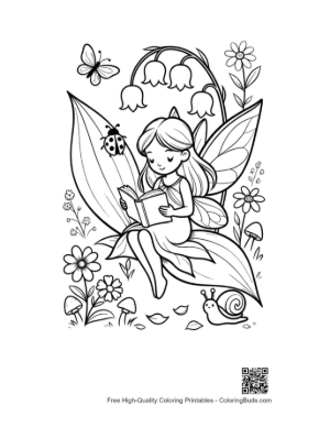 Thumbnail: Garden Fairy for Kids Printable