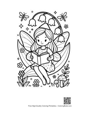 Thumbnail: Garden Fairy for Kids Printable