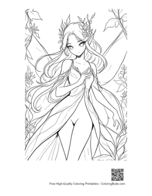 Thumbnail: Garden Fairy in Flowering Vines