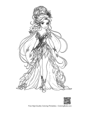 Thumbnail: Garden Fairy in Leafy Gown