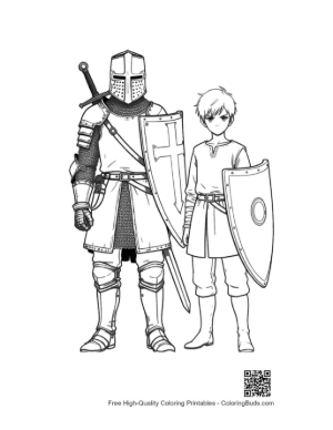 Thumbnail: Medieval Knight and Young Squire