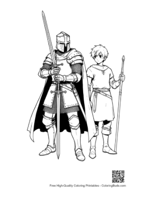 Thumbnail: Medieval Knight and Young Squire