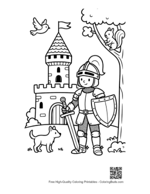 Thumbnail: Medieval Knight Printable