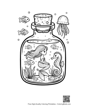 Thumbnail: Mermaid Princess Printable