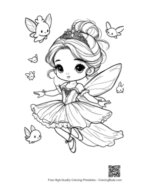 Thumbnail: Cute Ballerina Princess Printable