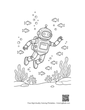 Thumbnail: Retro Robot Printable