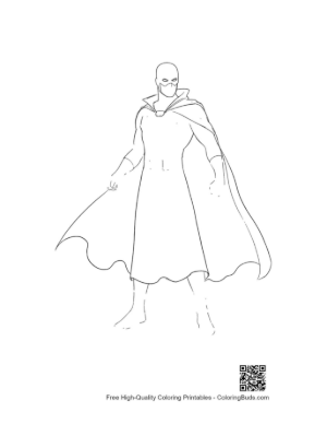 Thumbnail: Caped Hero Sketch