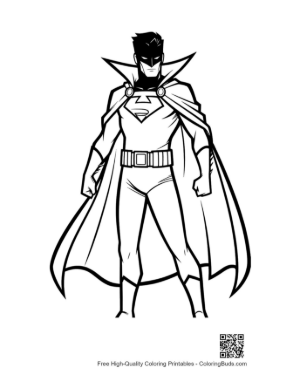 Thumbnail: Caped Hero Standing Boldly