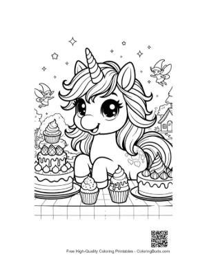 Thumbnail: Free Rainbow Unicorn Printable