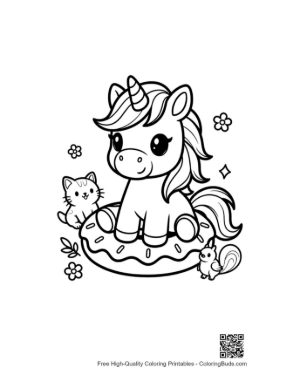 Thumbnail: Kawaii Unicorn Printable
