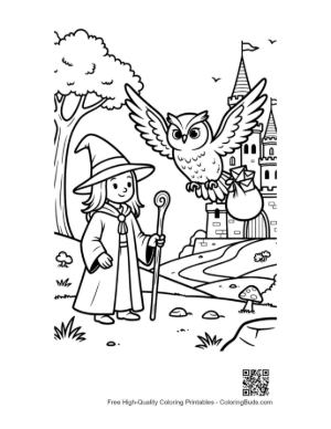 Thumbnail: Free Magic Wizard Printable