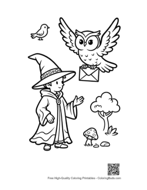 Thumbnail: Magic Wizard Printable