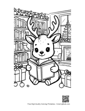 Thumbnail: Easy Reindeer for Kids Printable