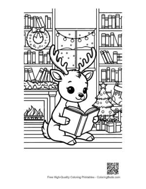 Thumbnail: Reindeer for Kids Printable