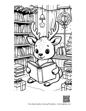 Thumbnail: Reindeer Printable
