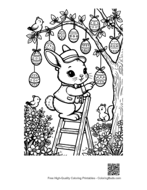 Thumbnail: Free Easter Eggs Coloring Page Printable