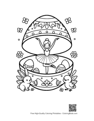 Thumbnail: Magical Easter Egg Opening to Reveal a Ballerina Printable