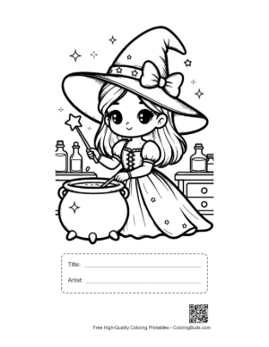 Thumbnail: Download Witch Printable with Title and Artist Box