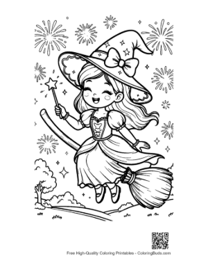 Thumbnail: Easy Witch for Kids Printable