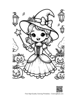 Thumbnail: Witch to Color Printable