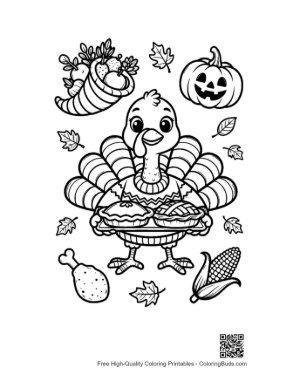 Thumbnail: Cute Turkey Printable