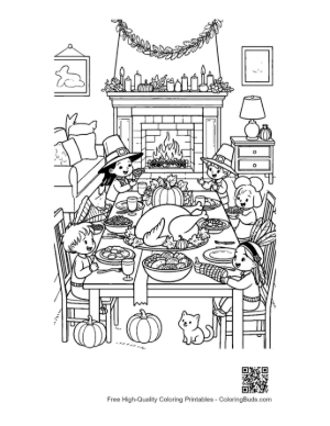 Thumbnail: Turkey Coloring Page Printable