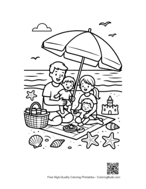 Thumbnail: Beach Sun Printable