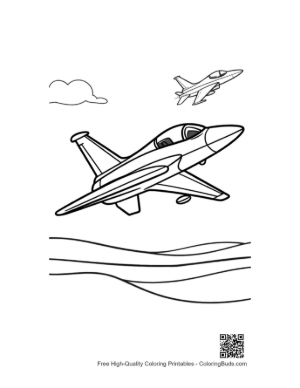 Thumbnail: Download Fighter Jet for Kids Printable