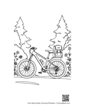 Thumbnail: Cute Mountain Bike Printable