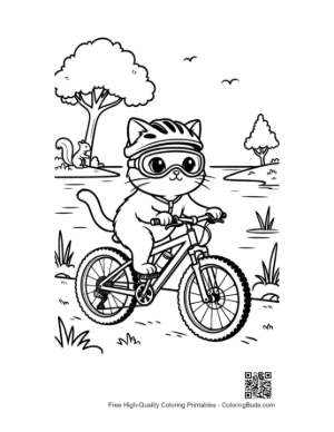 Thumbnail: Easy Mountain Bike Printable