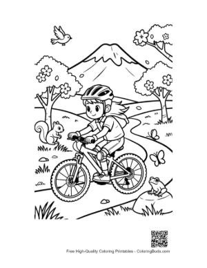 Thumbnail: Free Mountain Bike Printable
