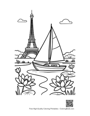 Thumbnail: Cute Sailboat Printable