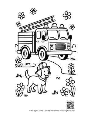 Thumbnail: Fire Engine Printable