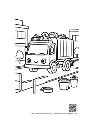 Thumbnail: Recycling Truck Printable