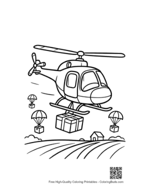 Thumbnail: Air Drop Mission with Emergency Rescue Chopper Printable