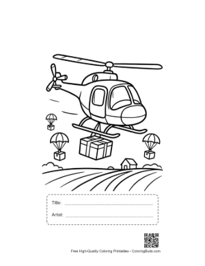 Thumbnail: Air Drop Mission with Emergency Rescue Chopper Printable with Title and Artist Box