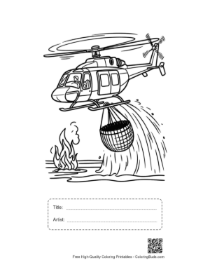 Thumbnail: Cute Rescue Chopper Printable with Title and Artist Box