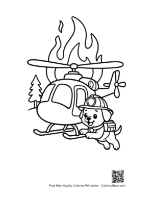 Thumbnail: Free Rescue Chopper Coloring Sheet Printable