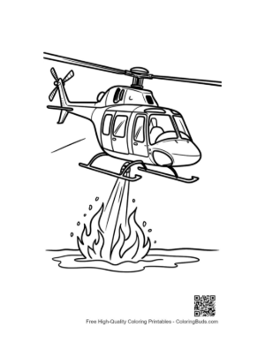 Thumbnail: Rescue Chopper for Kids Printable