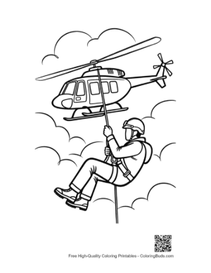 Thumbnail: Rescue Chopper Hoisting Climber