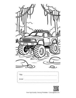 Thumbnail: Big Wheels for Kids Printable with Title and Artist Box