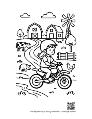 Thumbnail: Dirt Bike Printable