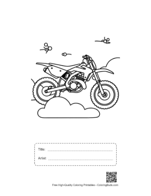 Thumbnail: Freestyle Motocross Jump Action Scene Printable with Title and Artist Box